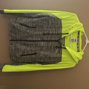 Pink by VS athletic zip up hoodie